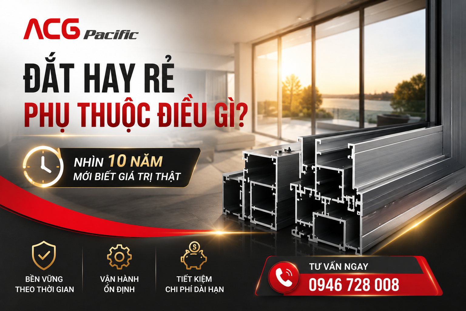 Chi phí vật liệu nhôm trong 10 năm: Đắt hay rẻ phụ thuộc điều gì?