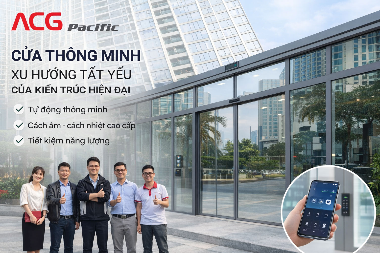 Acgpacific và tiềm năng phát triển hệ cửa thông minh tại Việt Nam