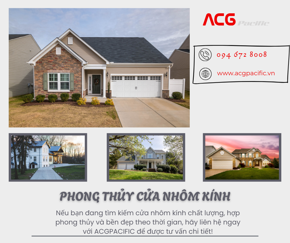Phong thủy trong việc chọn hướng và kiểu dáng cửa nhôm kính cho ngôi nhà