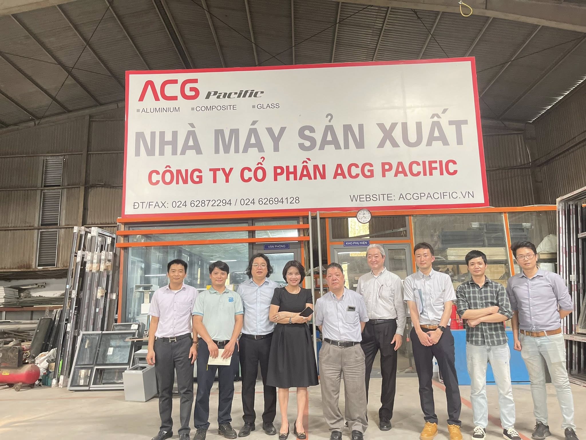 YKK AP NHẬT BẢN THĂM VÀ ĐÀO TẠO ĐỊNH KỲ TẠI ACG PACIFIC