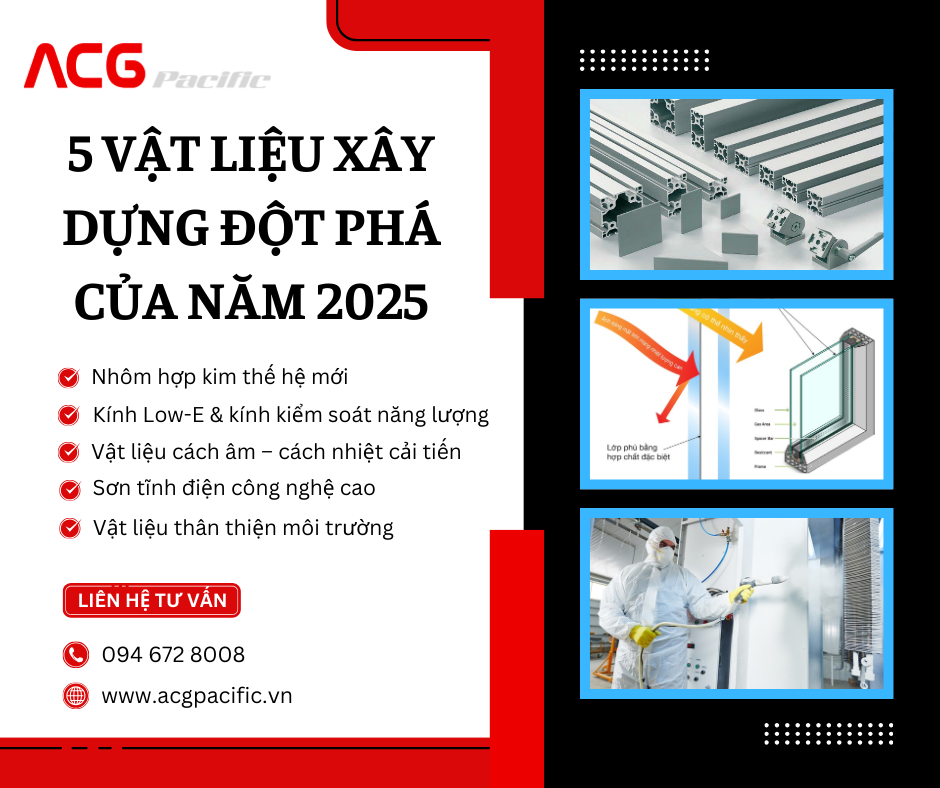 Tóm tắt 5 vật liệu xây dựng đột phá của năm 2025